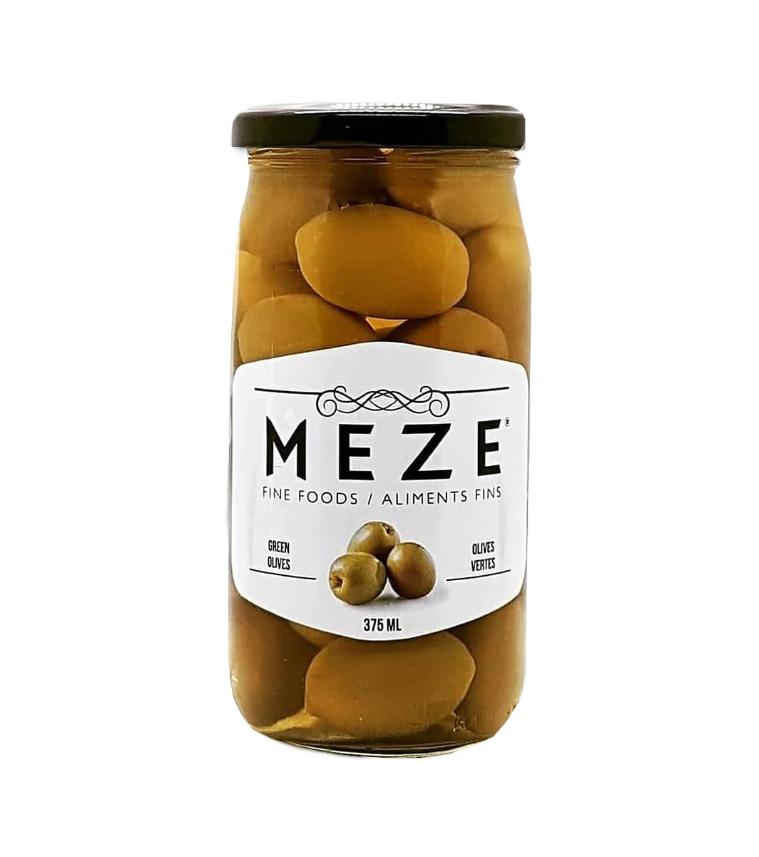 Meze Green Whole Olives Messara Foods